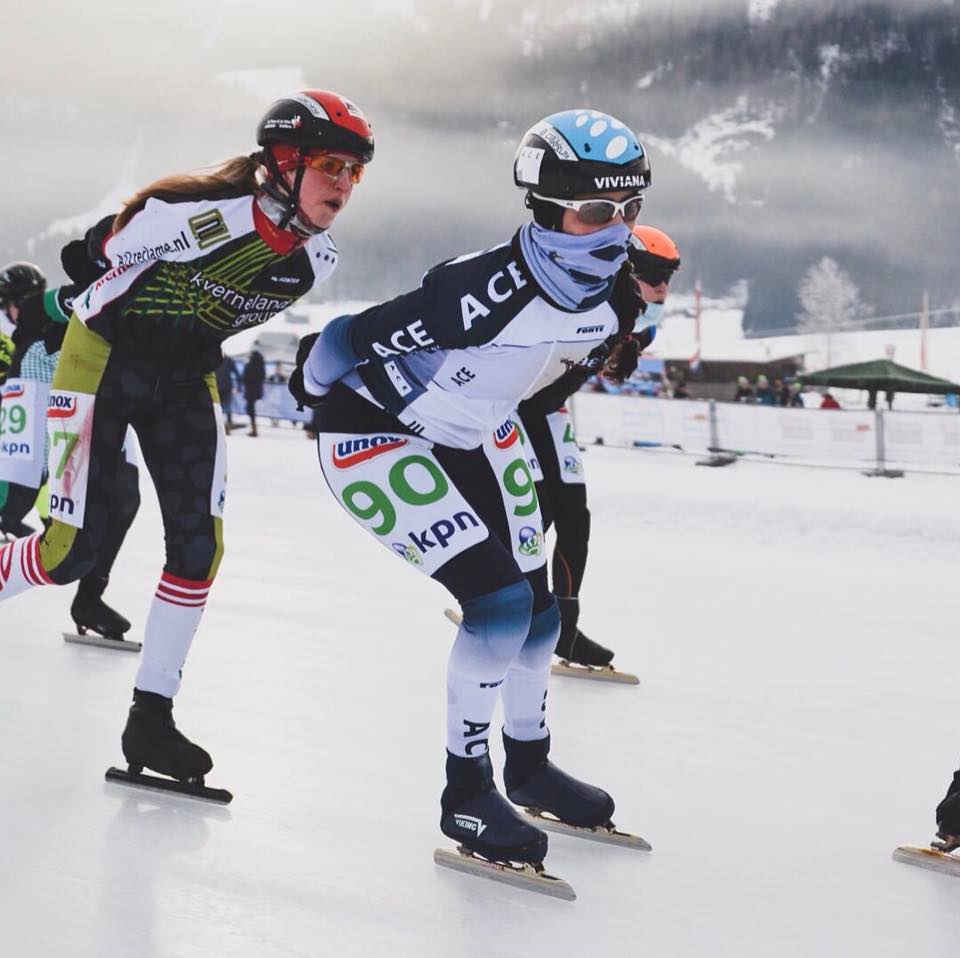 Viviana Rodriguez rijdt 200 kilometer wedstrijd op Weissensee